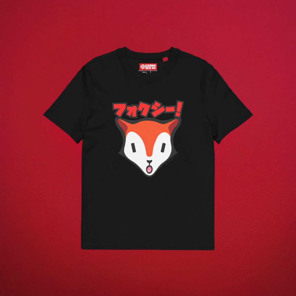 Karma Ace: Foxie! - Unisex organic cotton t-shirt