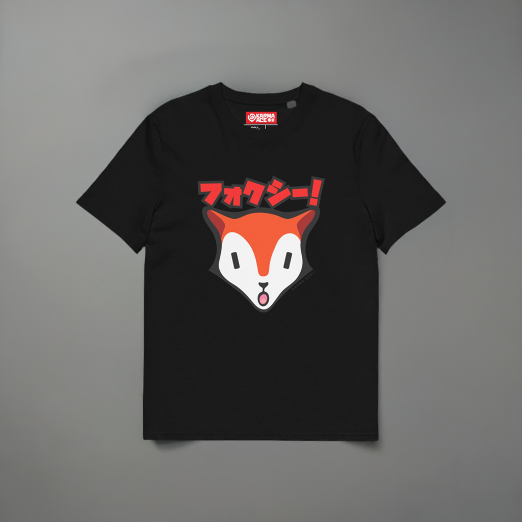 Karma Ace: Foxie! - Unisex organic cotton t-shirt