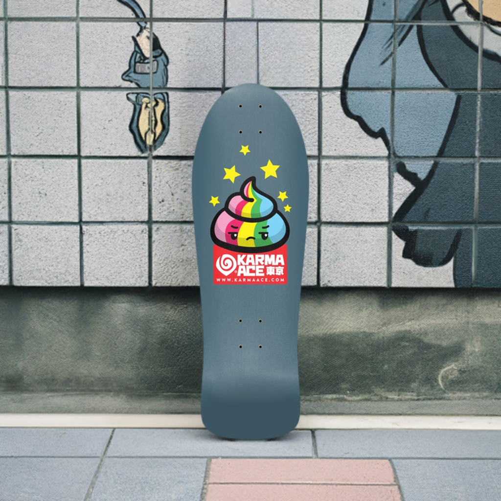 Karma Ace: Unimpressed Magic Poo - Custom Skateboard