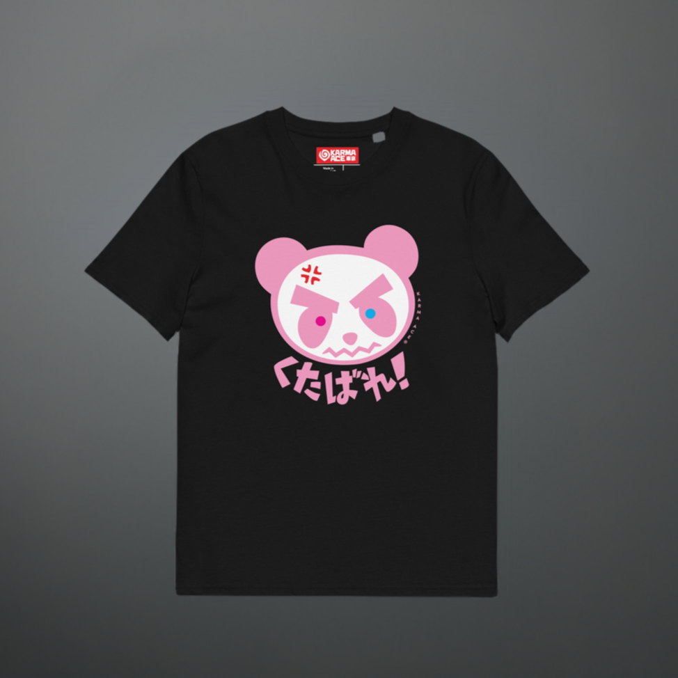 Karma Ace: Grumpi Panda - Unisex organic cotton t-shirt
