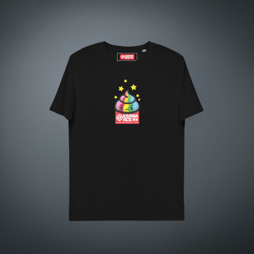 Karma Ace: Unimpressed Magic Poo - Unisex organic cotton t-shirt