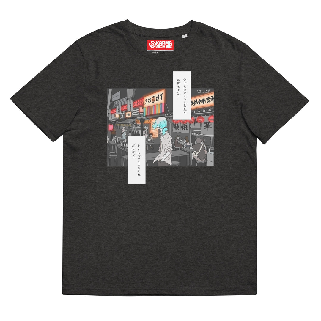 Karma Ace: "The Old Days" by レモンソーダ - Unisex organic cotton t-shirt