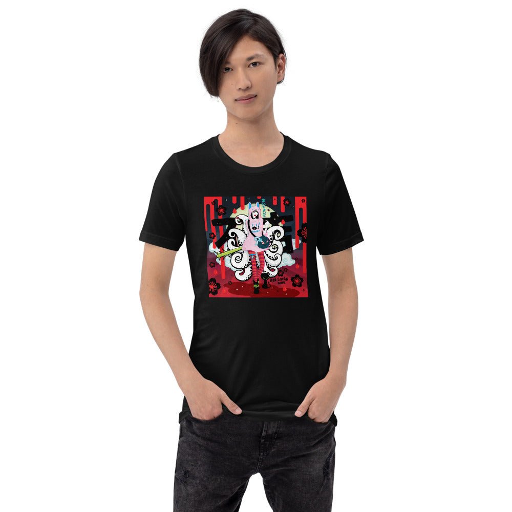 Karma Ace: 9 Tail Dreamie by HOLLOH - Short-Sleeve Unisex T-Shirt - Karma Ace