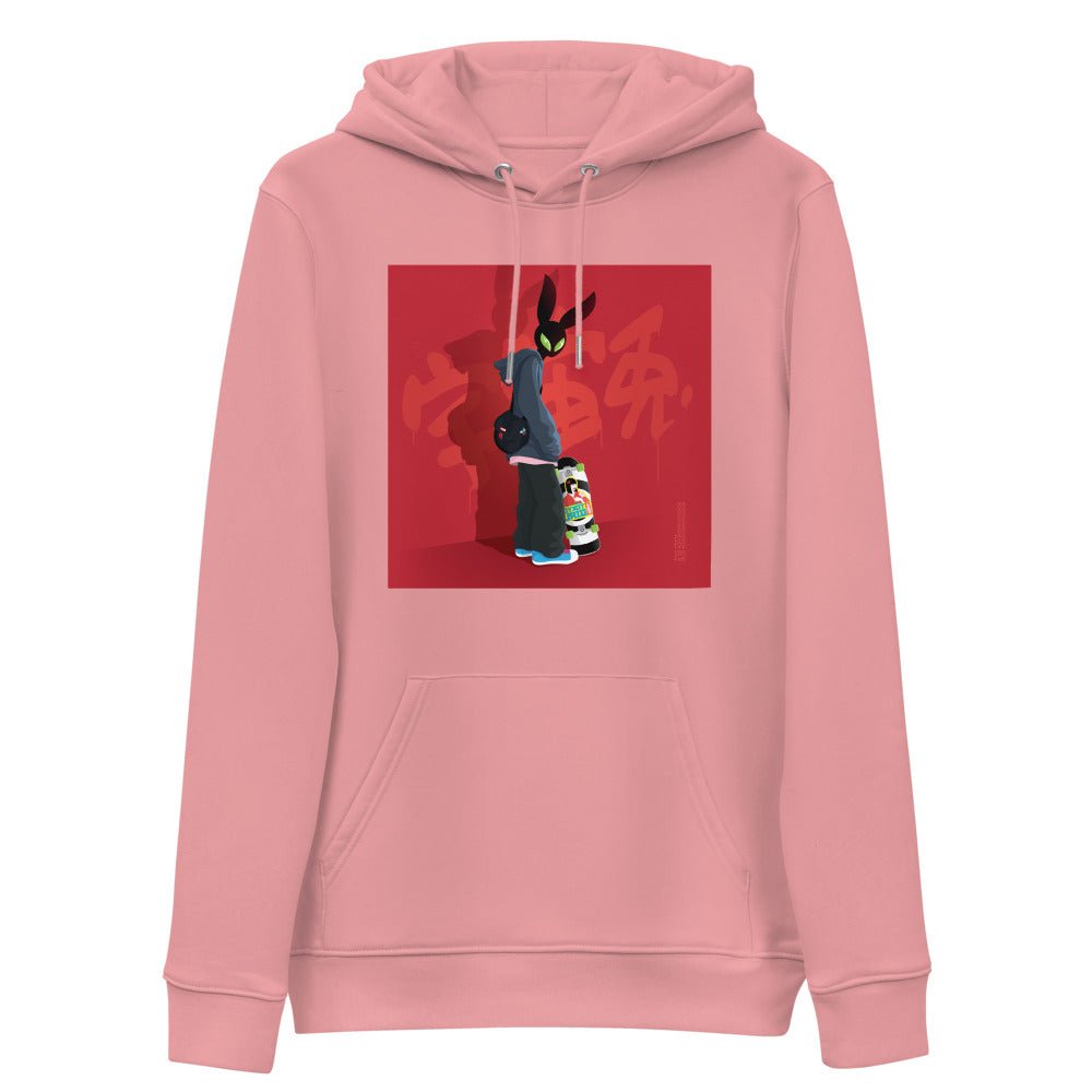 Karma Ace: Alien Usagi by HOLLOH - Unisex essential eco hoodie - Karma Ace
