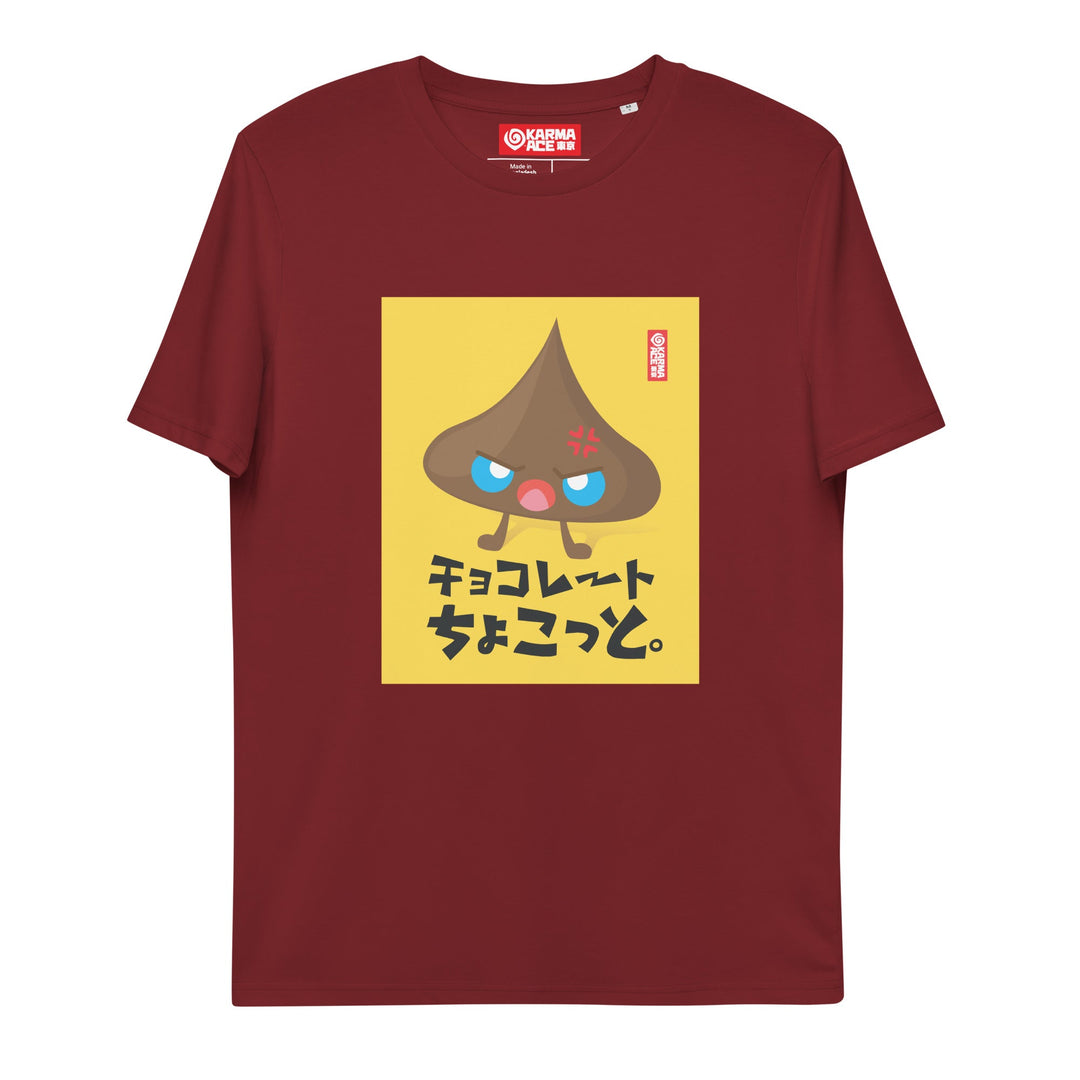 Karma Ace: Angry Choko - Unisex organic cotton t-shirt - Karma Ace