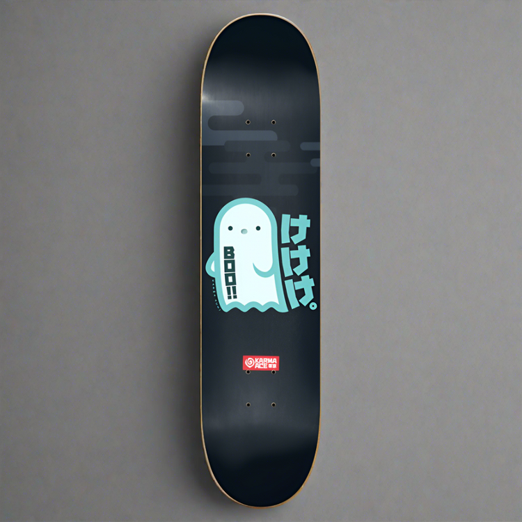 Karma Ace: Boo!! - Custom Skateboard - Karma Ace