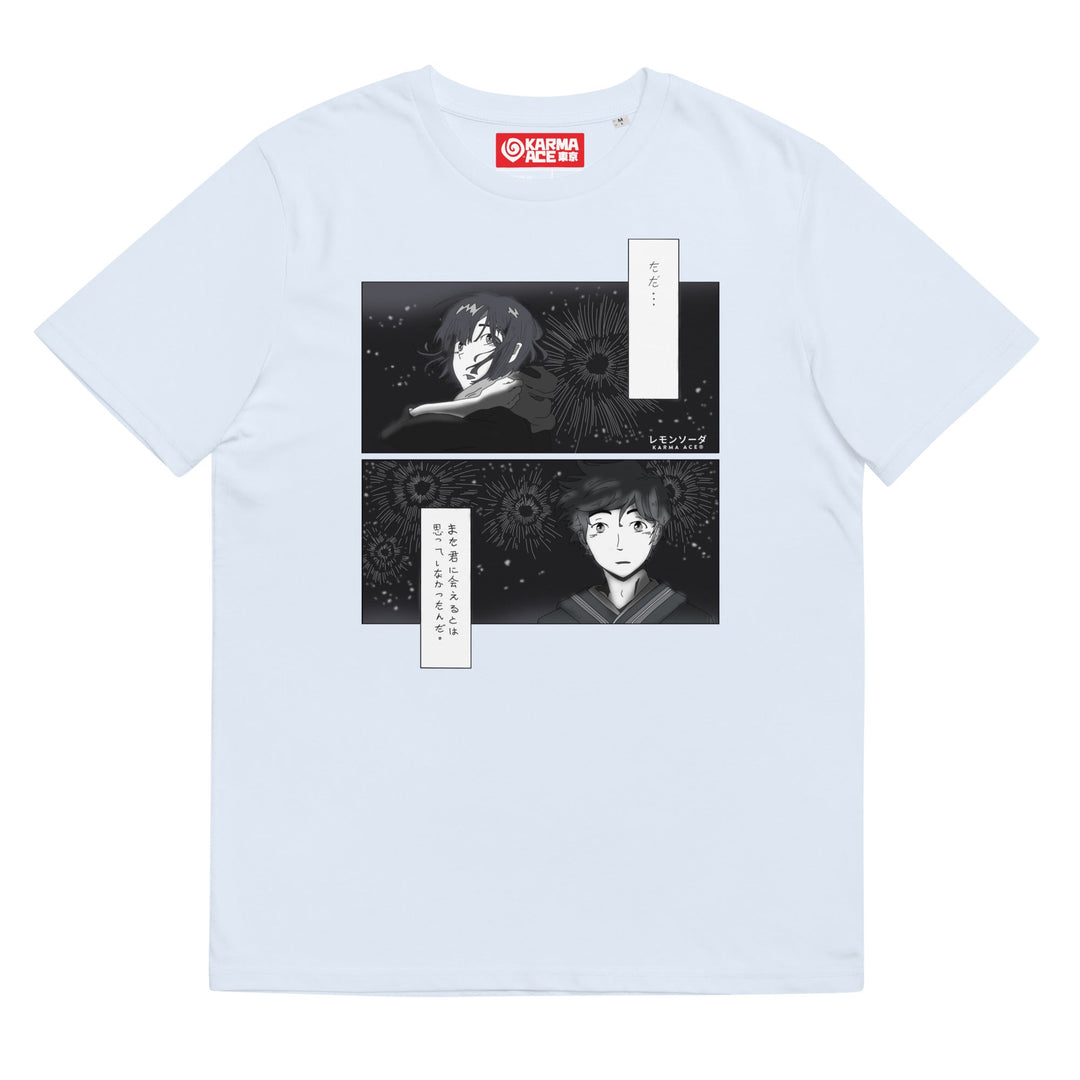 Karma Ace: "Hanabi Reunion" by レモンソーダ - Unisex organic cotton t-shirt - Karma Ace