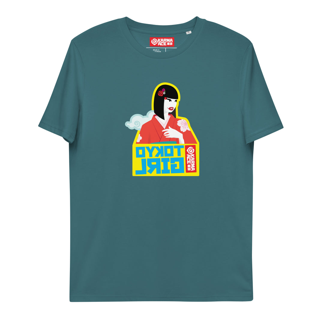 Karma Ace: Tokyo Girl - Unisex organic cotton t-shirt