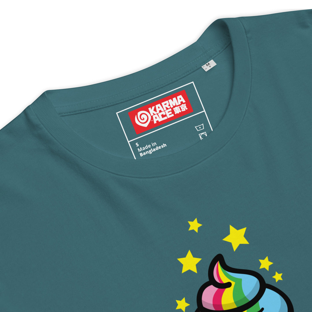 Karma Ace: Unimpressed Magic Poo - Unisex organic cotton t-shirt