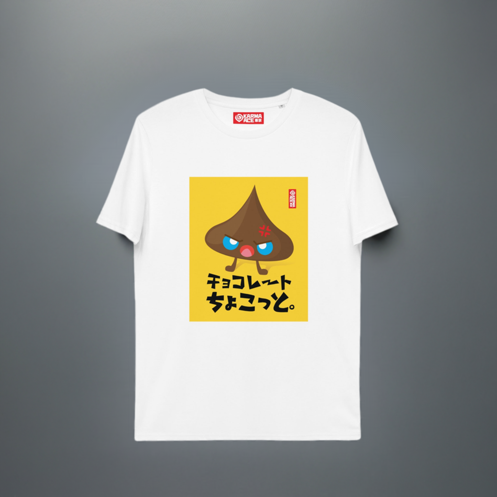 Karma Ace: Angry Choko - Unisex organic cotton t-shirt