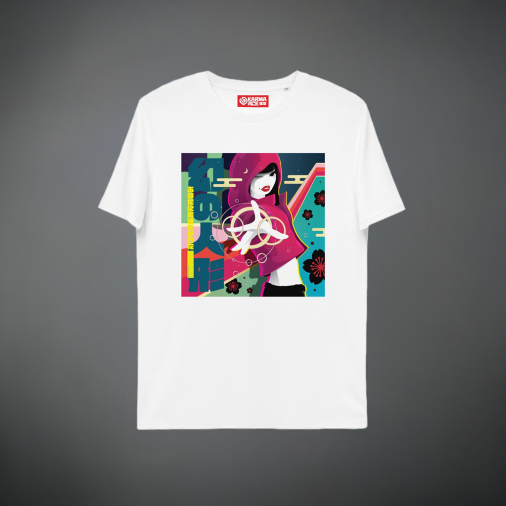 Karma Ace: "Dream Doll" by Holloh - Unisex organic cotton t-shirt