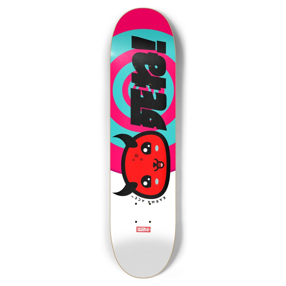 Karma Ace: Die! - Custom Skateboard
