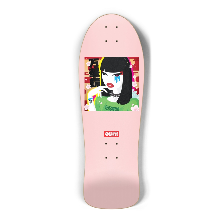 Karma Ace: Old-school Dreamie - Custom Skateboard