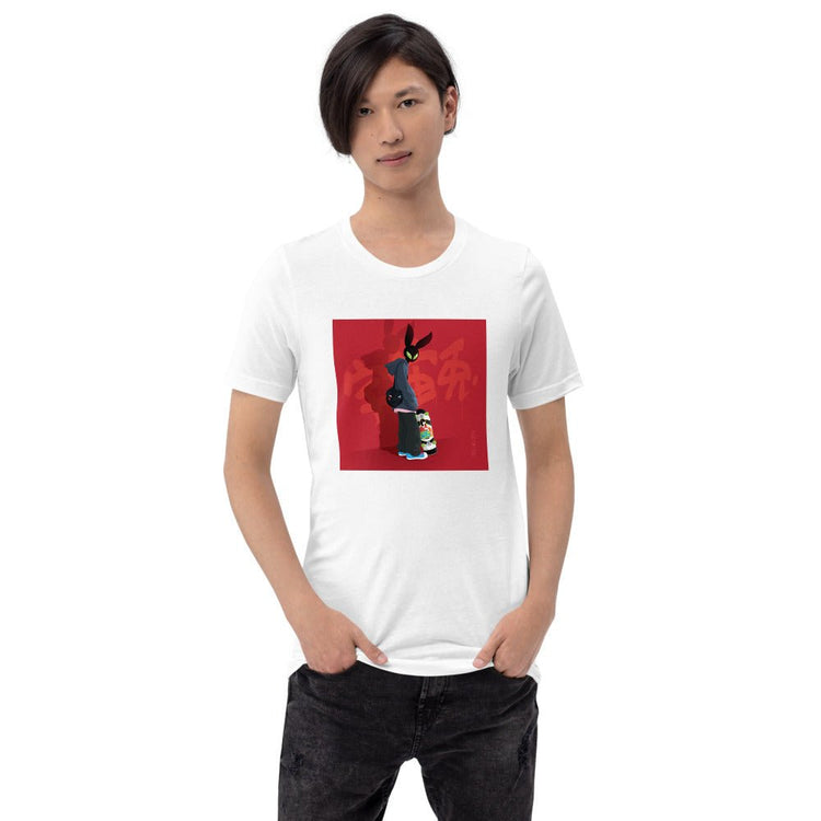 Karma Ace: Alien Usagi by HOLLOH - Short-Sleeve Unisex T-Shirt - Karma Ace