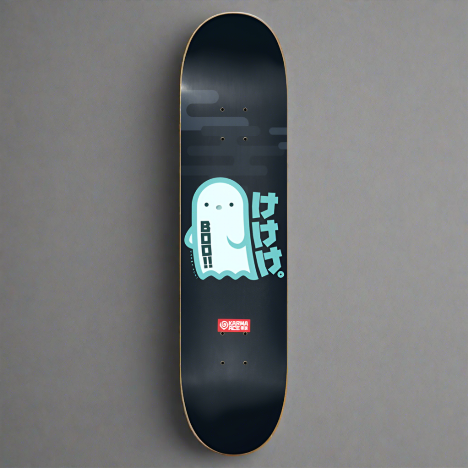 Karma Ace: Boo!! - Custom Skateboard - Karma Ace