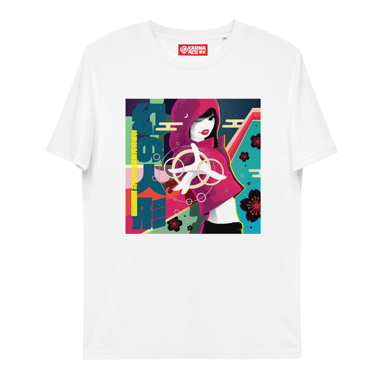 Karma Ace: "Dream Doll" by Holloh - Unisex organic cotton t-shirt - Karma Ace