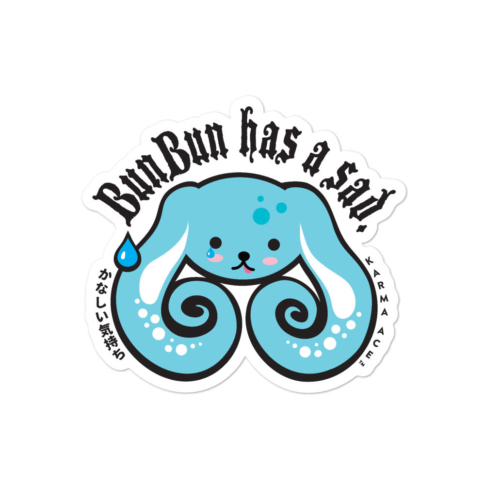 Karma Ace: BunBun Tears - Sticker