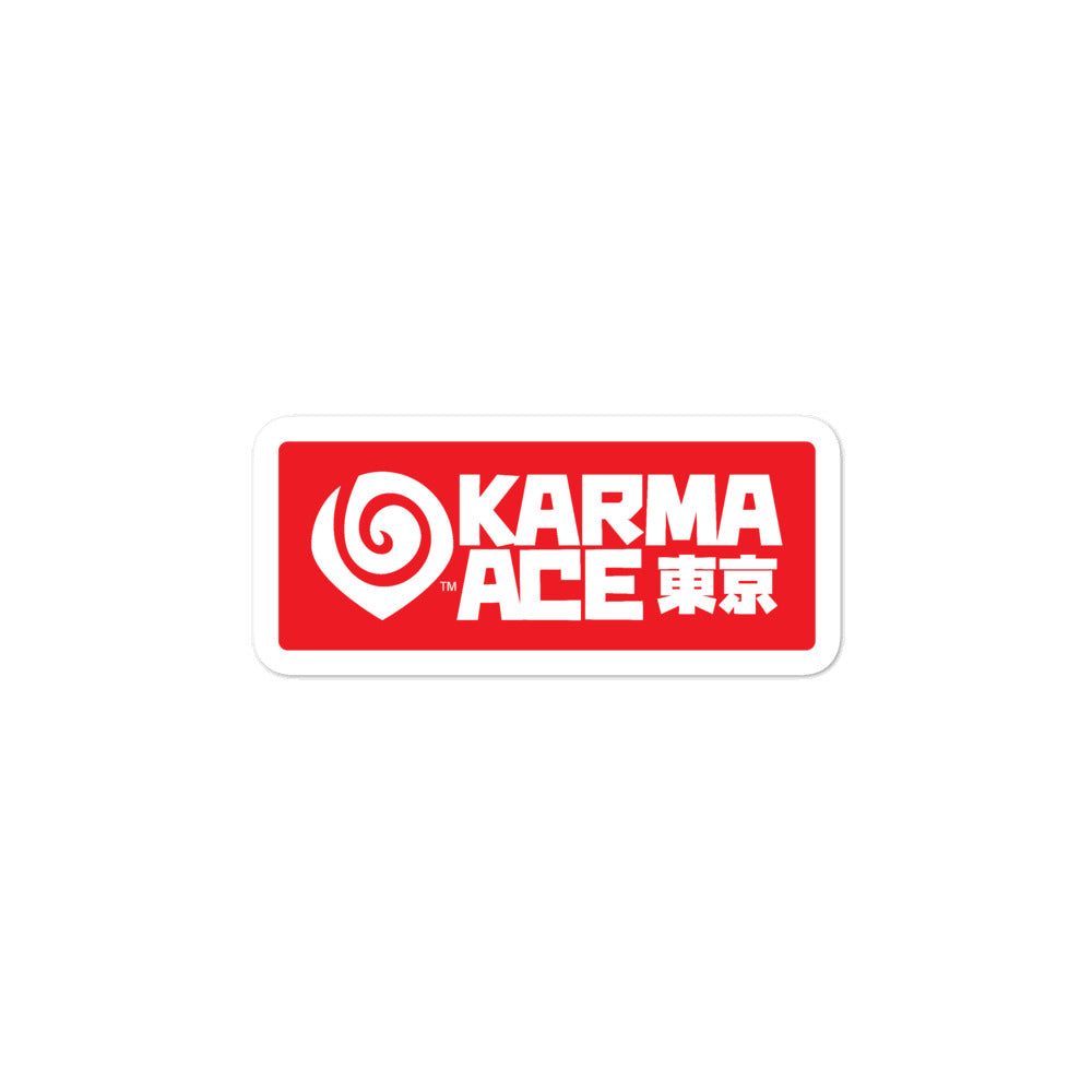 Karma Ace: Tokyo Red Box Logo - Sticker
