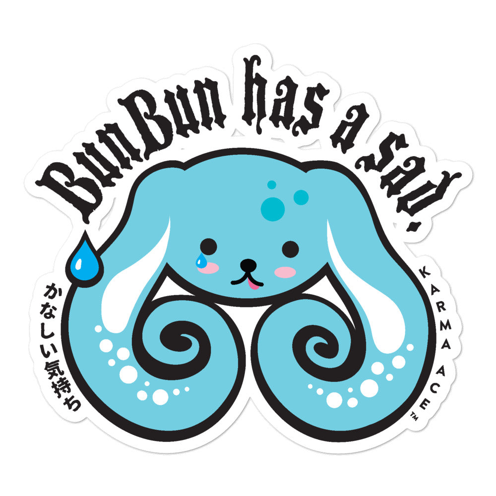 Karma Ace: BunBun Tears - Sticker