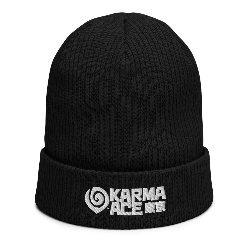 Karma Ace: Tokyo Logo - Organic ribbed beanie