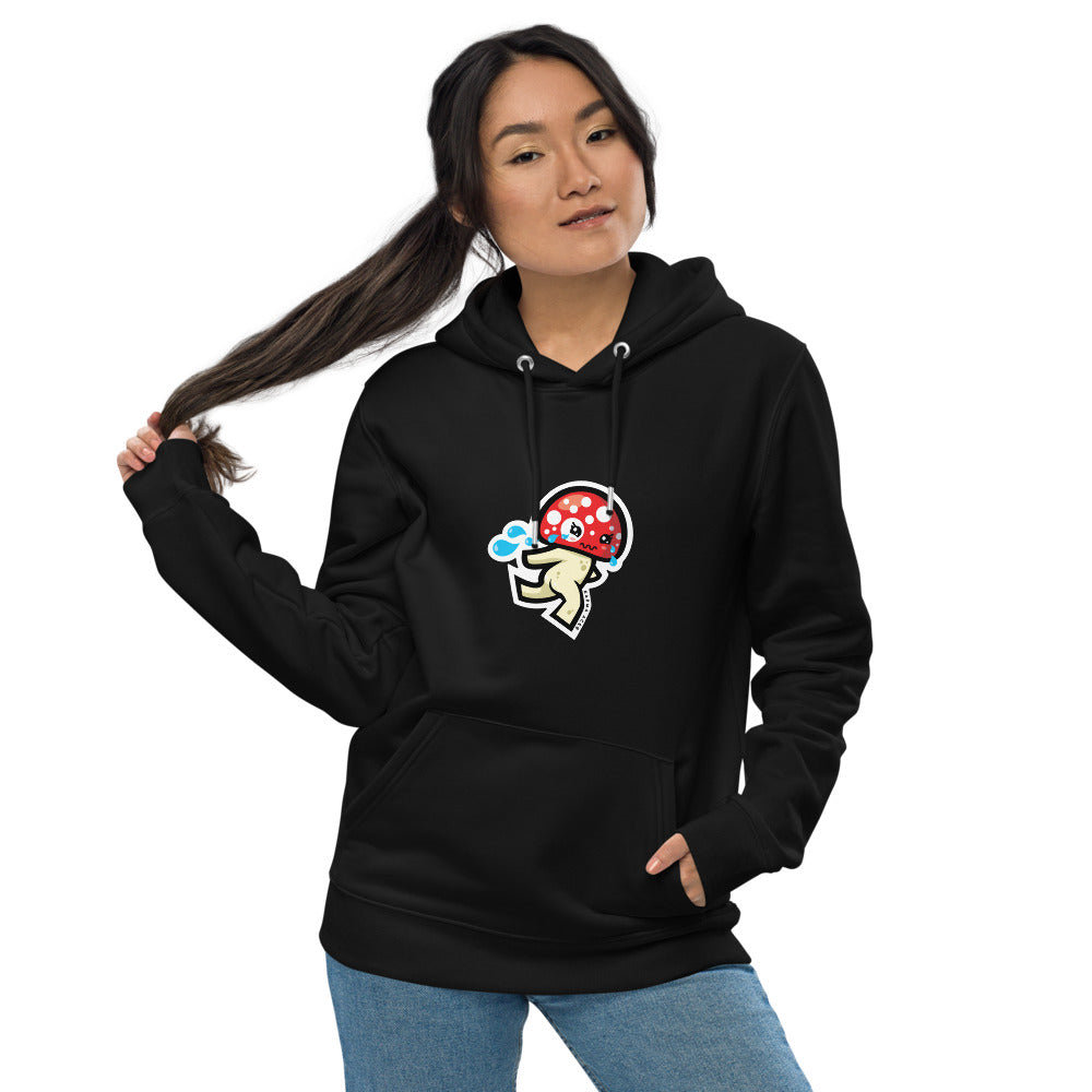 Karma Ace: Run Mushy-chan - Unisex essential eco hoodie
