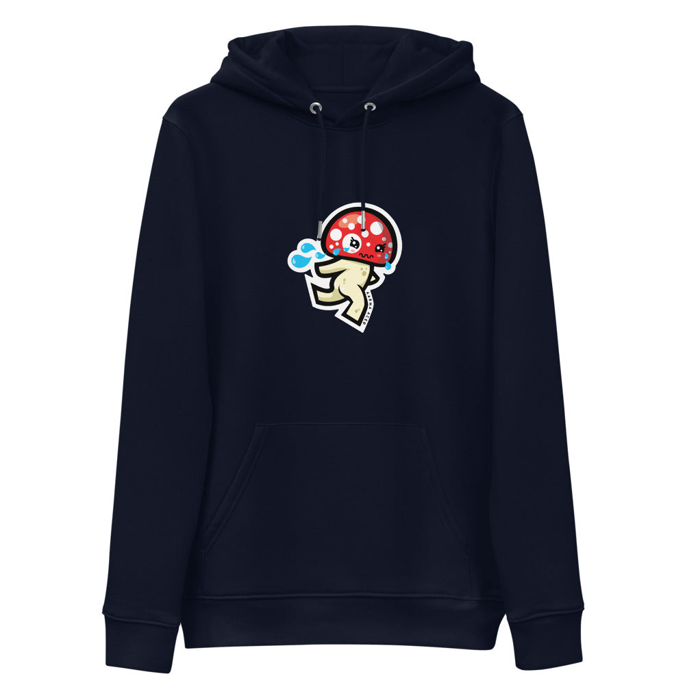 Karma Ace: Run Mushy-chan - Unisex essential eco hoodie