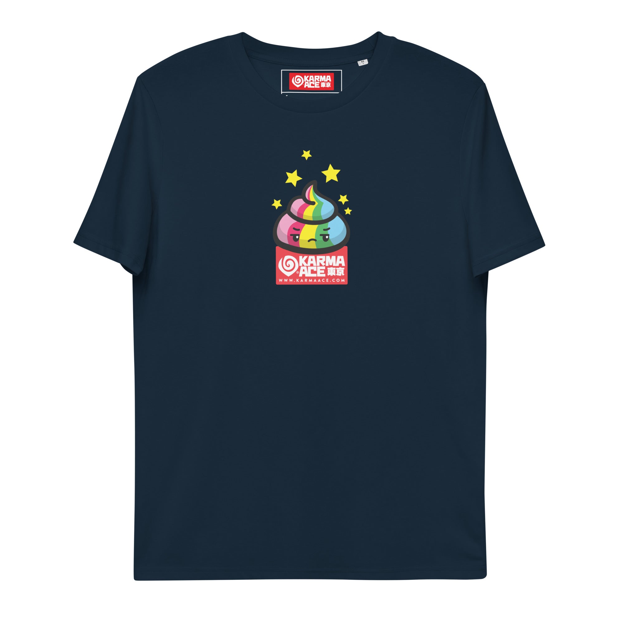 Karma Ace: Unimpressed Magic Poo - Unisex organic cotton t-shirt