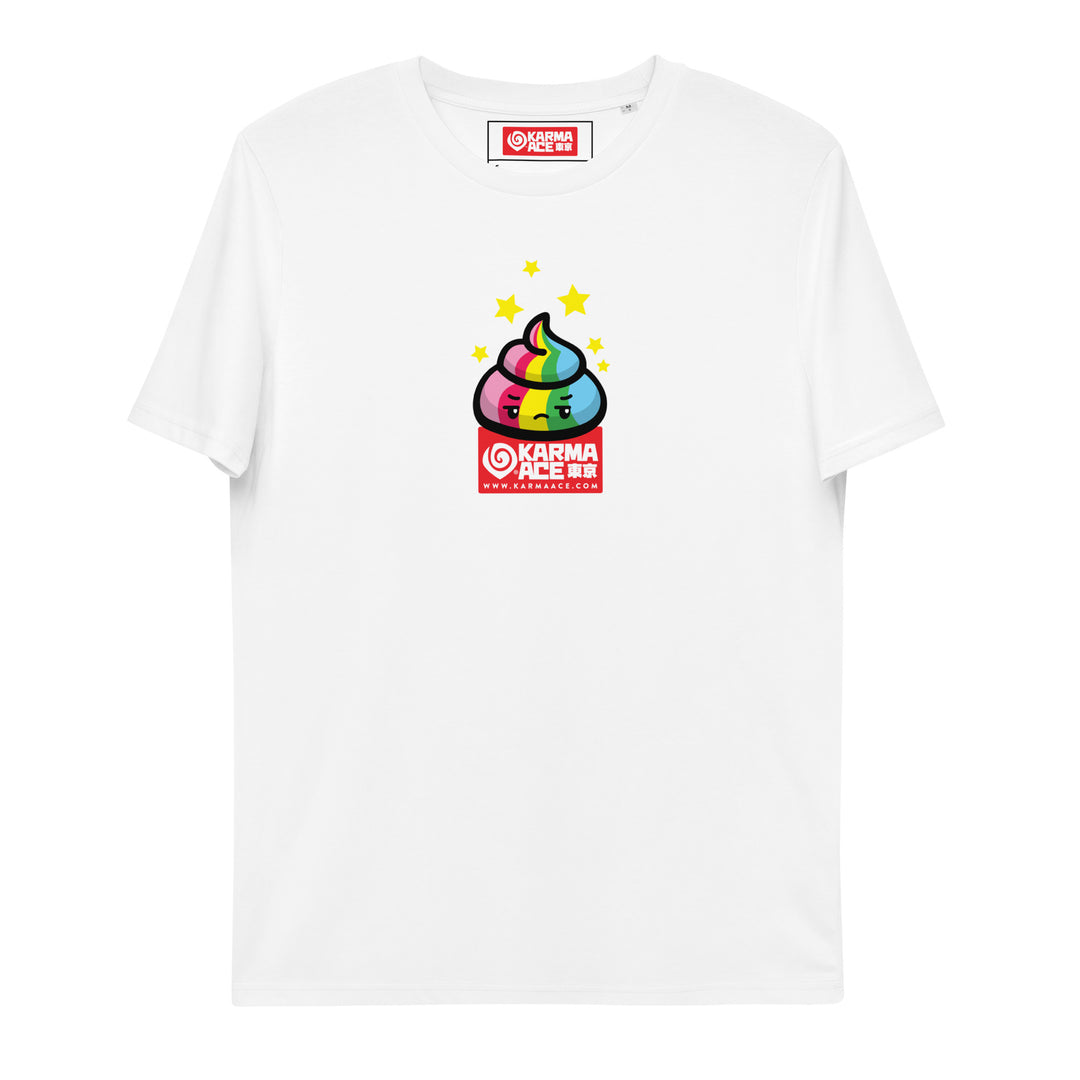 Karma Ace: Unimpressed Magic Poo - Unisex organic cotton t-shirt